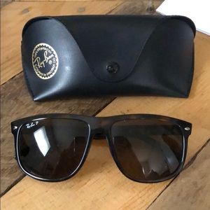 Polarized Rayban “boyfriend” sunglasses